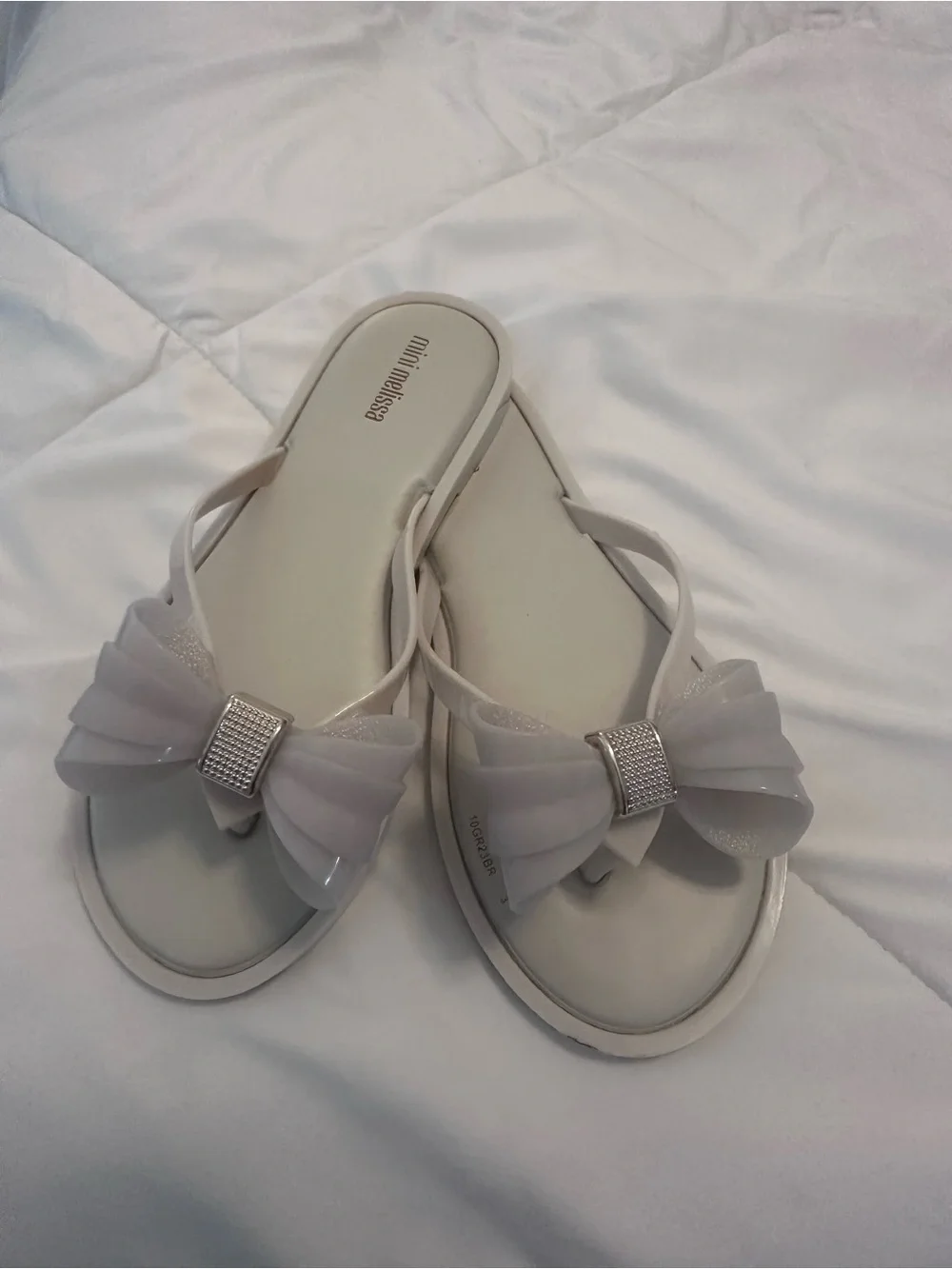 Mini Melissa Bow Sandals | Girls Size 4